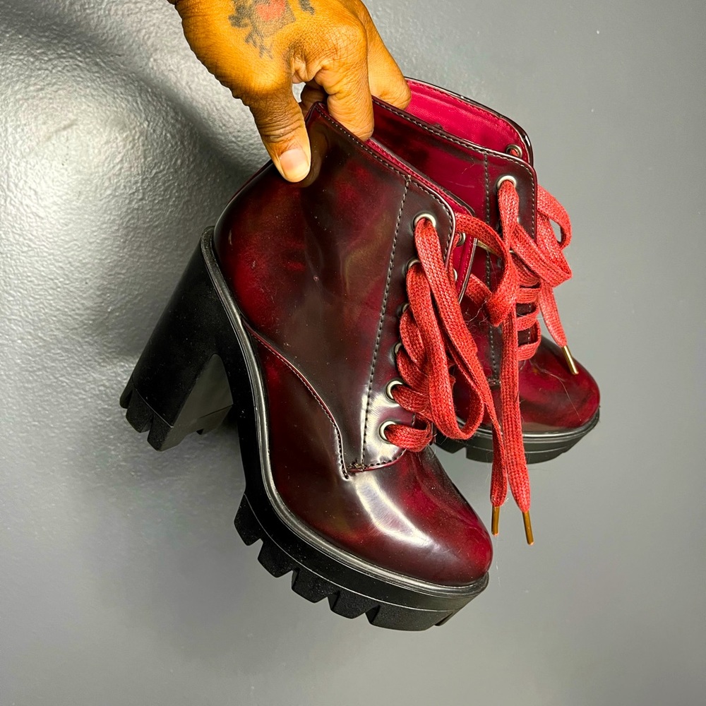 Platform booties